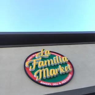 a sign on the side of a building