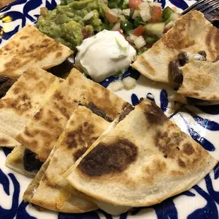 Fajita quesadillas