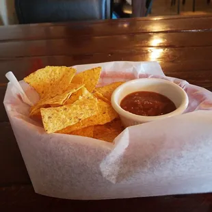 Chips and salsa. Always a good choice.
