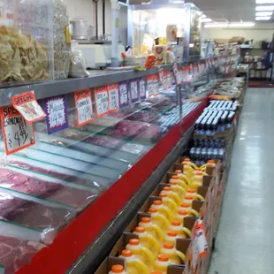 a display in a grocery store