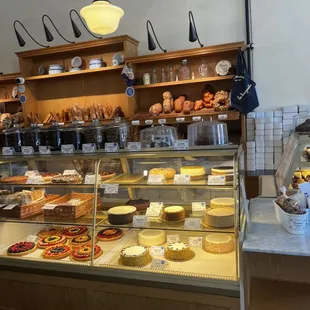 a variety of baked goods