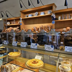a variety of baked goods