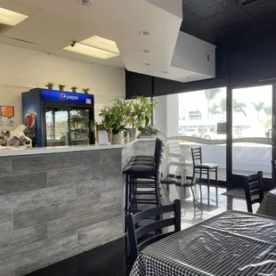 Back corner of this tiny, yet comfortable restaurant