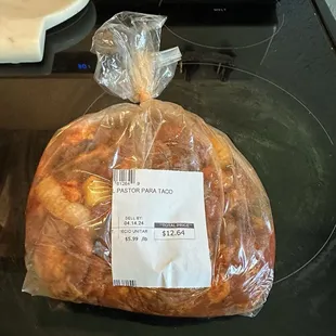Can&apos;t beat 5.99 a pound for Al Pastor! Tastes great too. I&apos;d suggest a slow cooker.