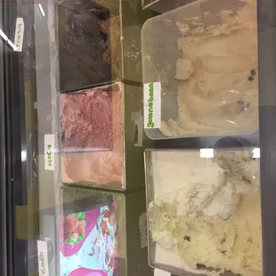 Ice cream in the bakery