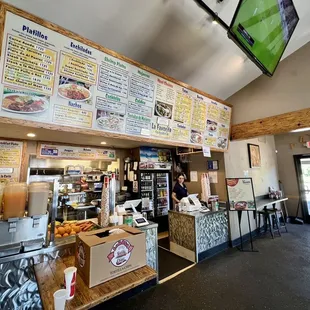 La Favorita Taqueria  Inside- Menu