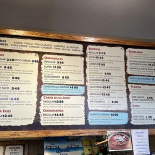 November 2024 - Menu