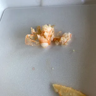 Shrimp taco with a shell smh