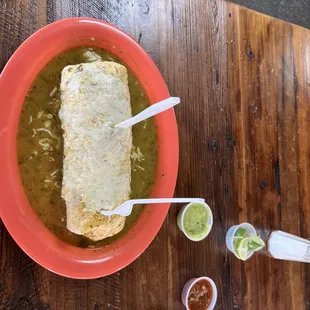 Wet Super Burrito