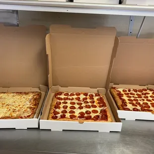 Our Homemade Sicilian Pizzas