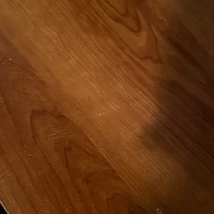 My empty table with no dinner on it.   Thanks guys!!! B