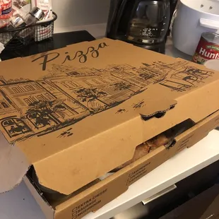 Mediterranean Pie, huge and delicious.