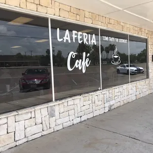 the outside of the building