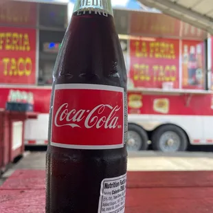 a bottle of coca cola