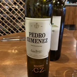 A Dessert Sherry paired with Pot de Creme