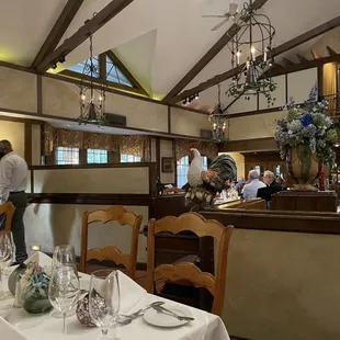 The view of the interior.