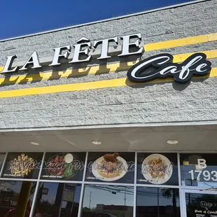 Front of restaurant caught our eye. Surprised it&apos;s been open since February.