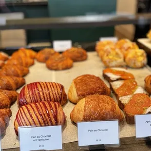 a variety of pastries