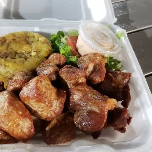 Carne Frita Mofongo