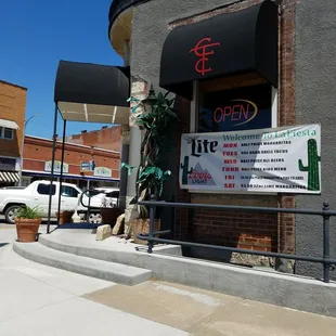 View from the street.