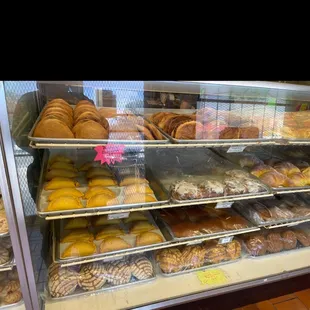 a variety of baked goods