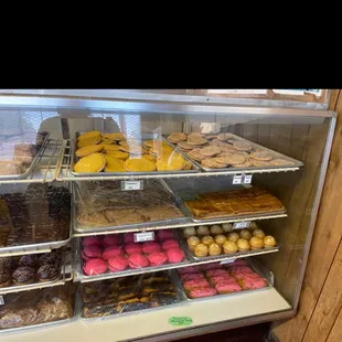 a variety of baked goods