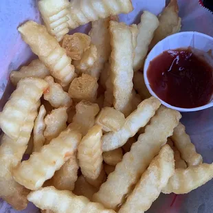 The best crinkle cut fries ever