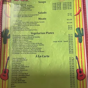 Menu 10/27/22