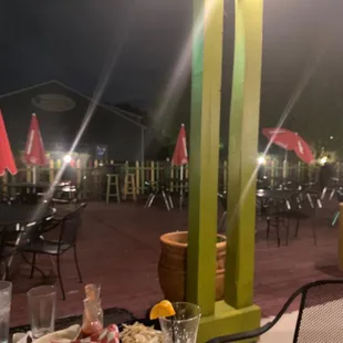 Patio is amazing and spacious for all your autumn gatherings