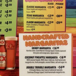 Drink Menu