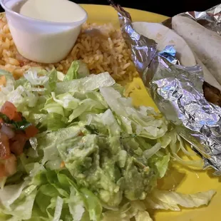 Grouper tacos that was described as "meh" to me they looked really bad