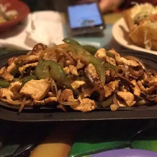 Double order of Chicken Fajitas