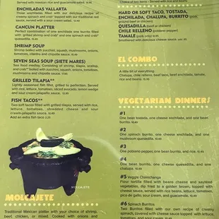 menu, burritos and wraps