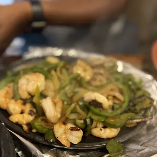 Shrimp fajita