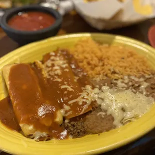 Enchilada and tamale