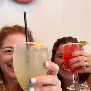 Skinny margarita and watermelon margarita were both delicious. Cheers!