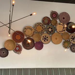 Inside accent wall