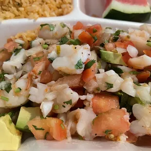 Ceviche was very good!