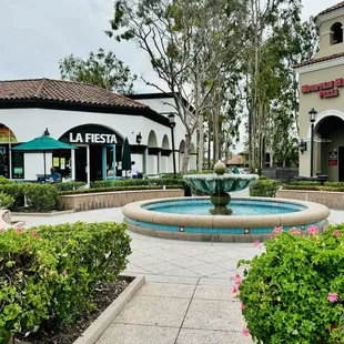 Gorgeous outdoor patio and fountain to enjoy La Fiesta's outstanding Mexican food!