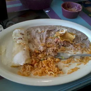 a plate of food