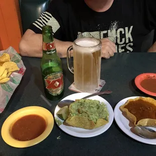 mexican food and drinks