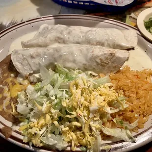 Happy Burrito Dinner (Steak)