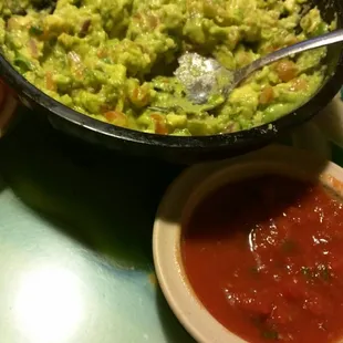Fresh tableside made guacamole!