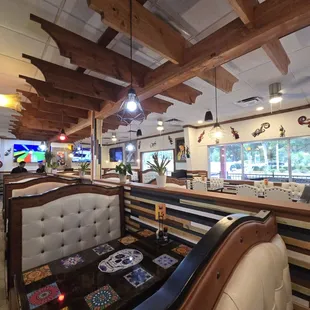 interior, sushi and sashimi