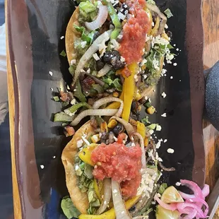 Vegetarian Tostadas