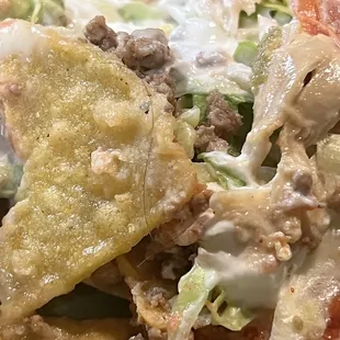 Nachos La Fiesta with long strand of hair in it !!!