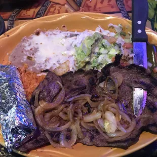 Carne Asada Plate.