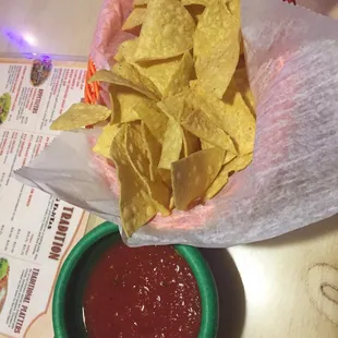 Complimentary Chips &amp; Salsa