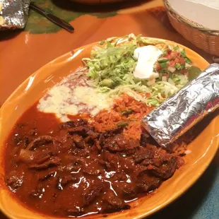 I think it was called chile Colorado ..it was great