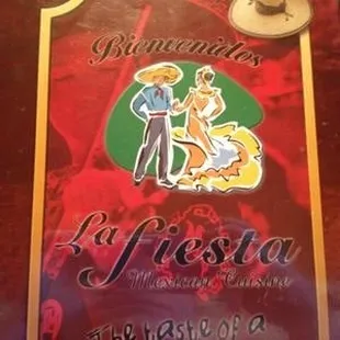 La Fiesta Menu Cover